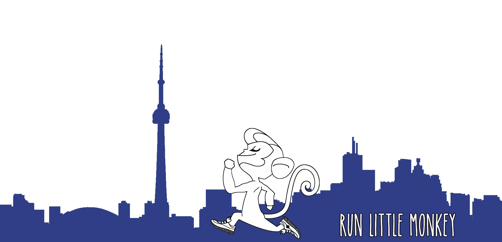 Run Little Monkey Toronto running skyline