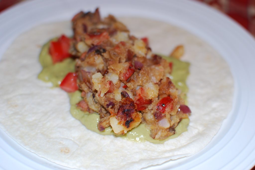 Run Little Monkey's Taco Tuesday: Potato-chorizo taco recipe
