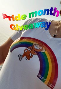 Run Little Monkey Rainbow Runner pride giveaway